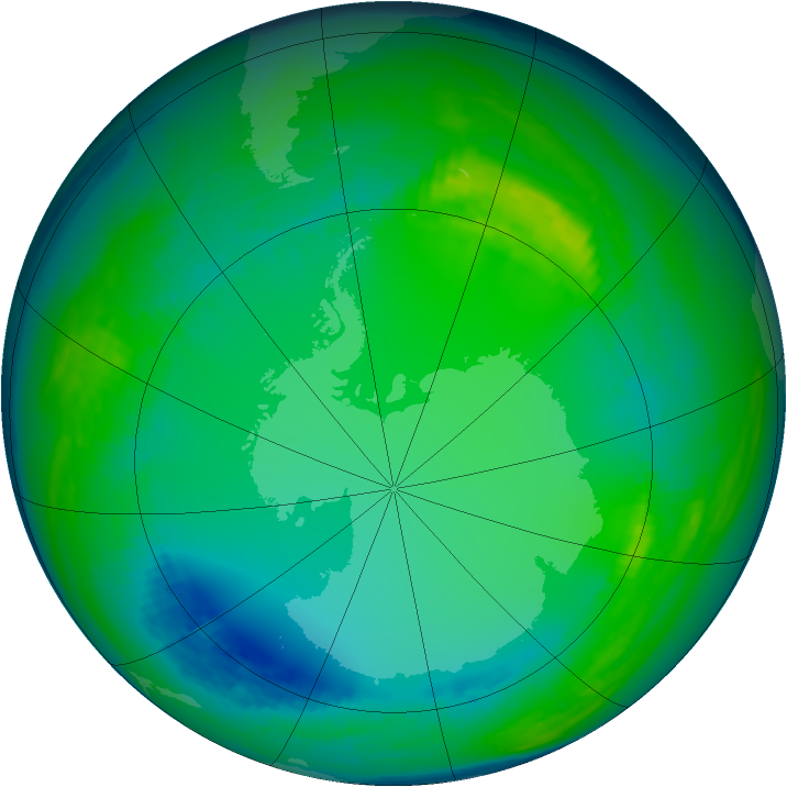 Ozone Map 2002-07-17